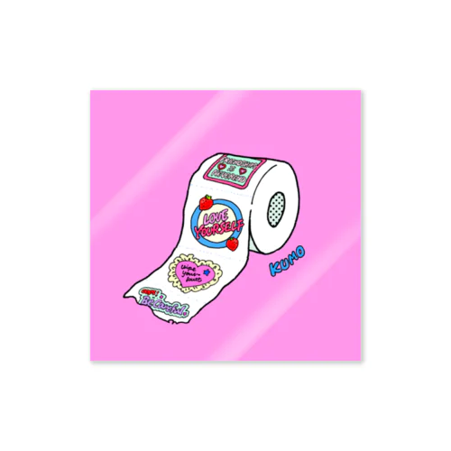 Fortune toilet paper  Sticker