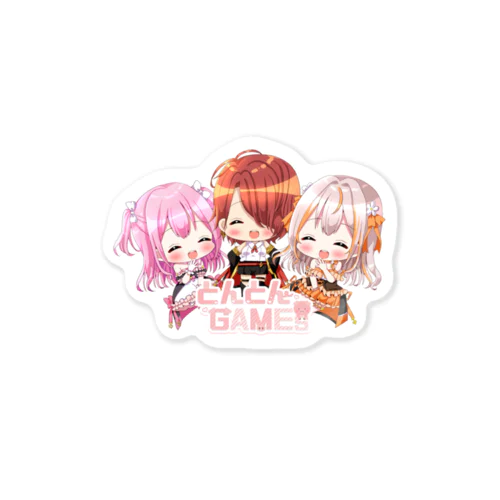 とんとんステッカー Sticker