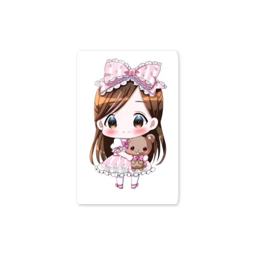 ゆりな🎀🏰16.3cmちゃんグッズ🧸 Sticker