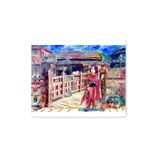 佐原ジャージャー橋 Sticker