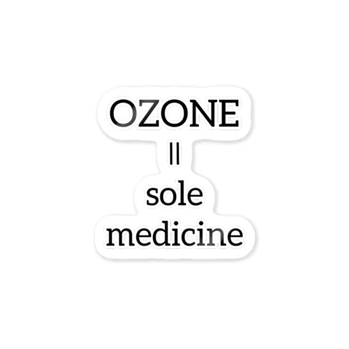 OZONE＝sole medicine ステッカー