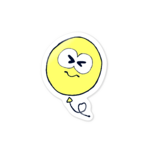風船エリザベスと一緒 Sticker