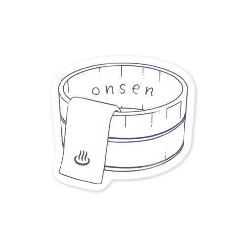 onsen Sticker