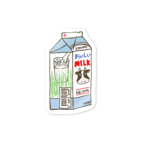 おいしいMILK ステッカー