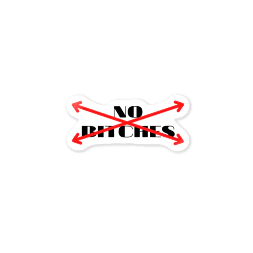 【第2弾】No Bitches Sticker