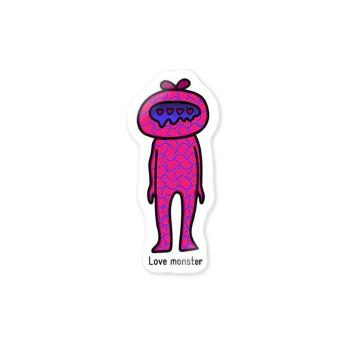 Love monster Sticker