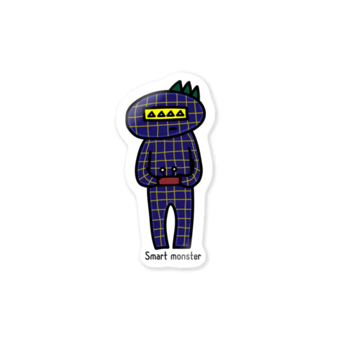 Smart monster Sticker