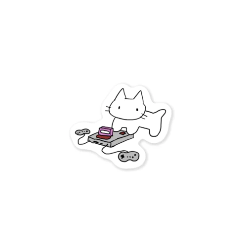 ねこオンザゲーム Sticker