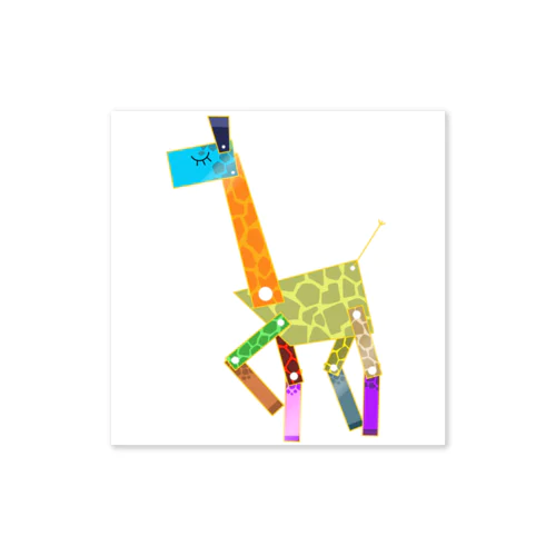 giraffe”kirin” ステッカー