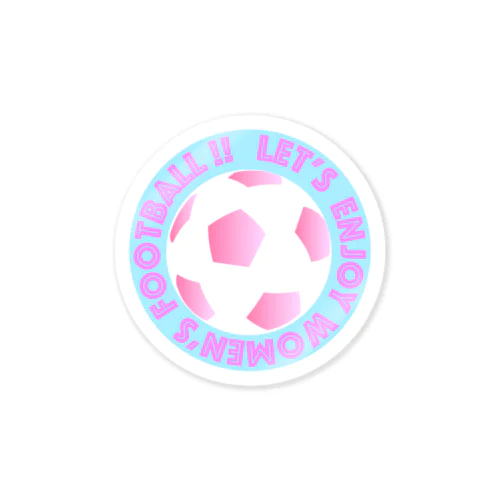 Enjoy女子サッカー Sticker