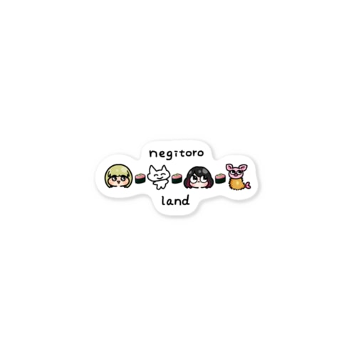 ねぎとろらんどステッカー1 Sticker