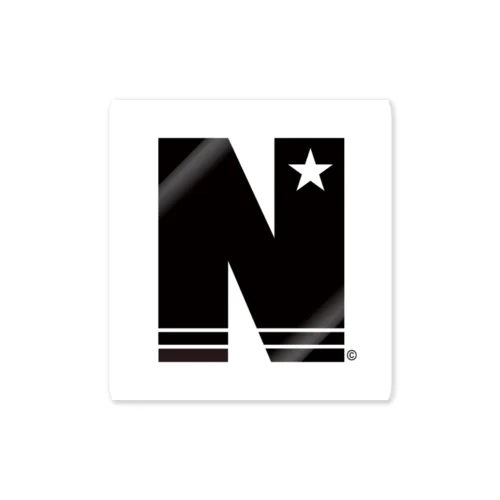 N STAR ブラック Sticker