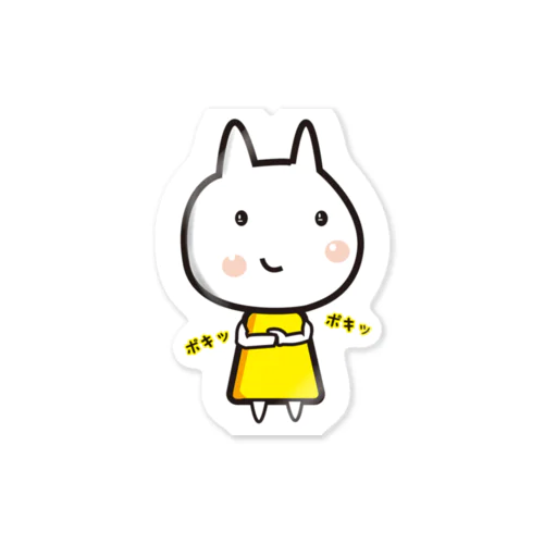 【悪巧み】うさねこ【腹黒】 Sticker