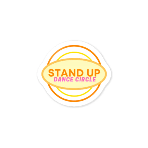 STAND UP LOGO ステッカー