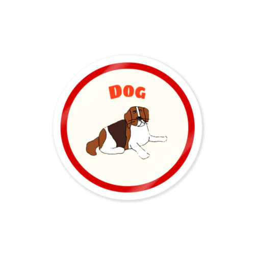 dogステッカー Sticker