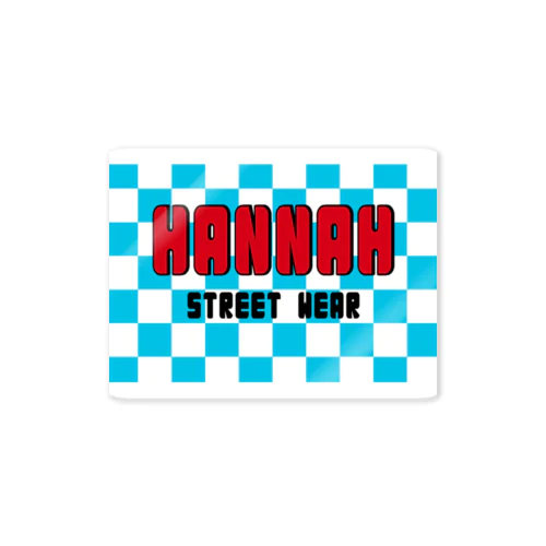 HANNAH street wear "Mysterious jewel box“ Sticker