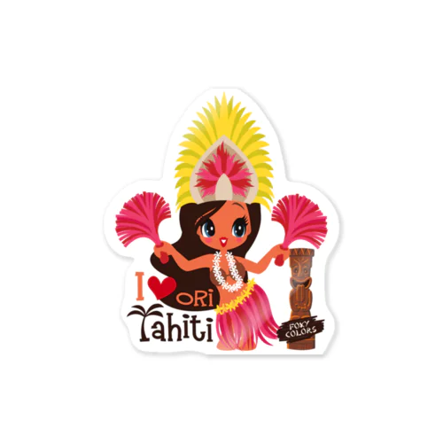 Ori Tahiti タヒチアンダンス Sticker