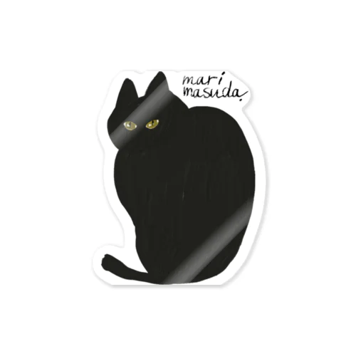 black cat Sticker