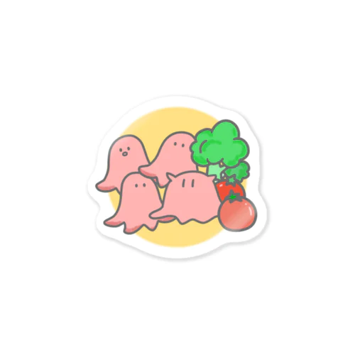 たこさんウインナーに紛れるめんだこ Sticker