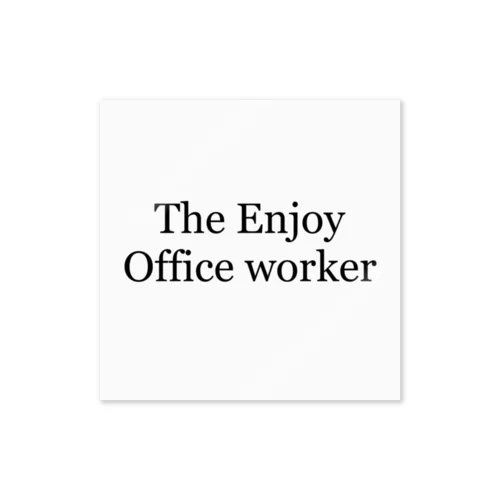 Enjoy Office worker ステッカー