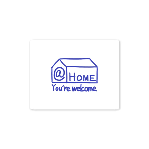 @HOME You're welcome ステッカー