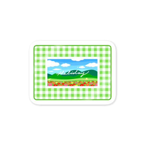 holiday_green Sticker