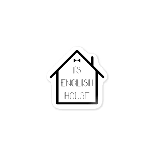 I's ENGLISH HOUSE GOODS Sticker