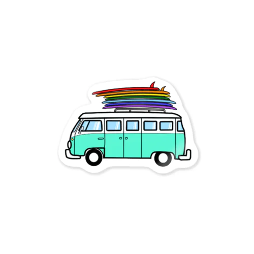 surf drive  Sticker