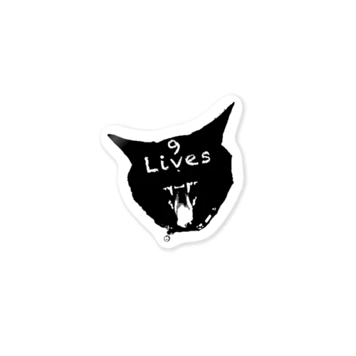 9 Lives Sticker