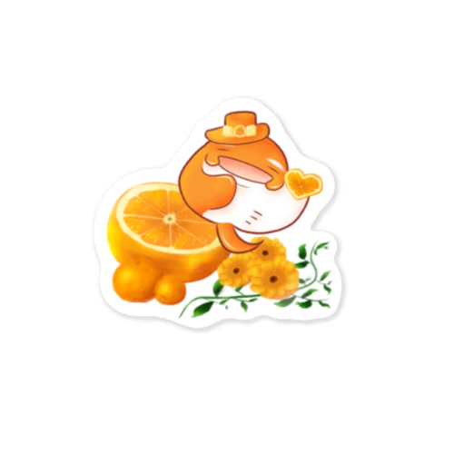 オレンジマンタ(オレンジデー) ステッカー