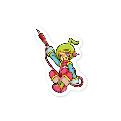 ノイズちゃん / ケーブル Sticker