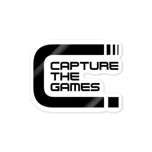「CAPTURE THE GAMES」 OFFICIAL LOGO Sticker