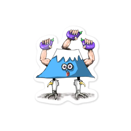 一富士二鷹三茄子 Sticker