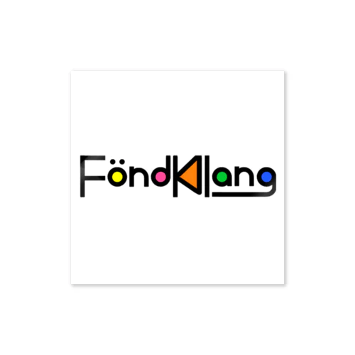 Fönd Klang ステッカー Sticker