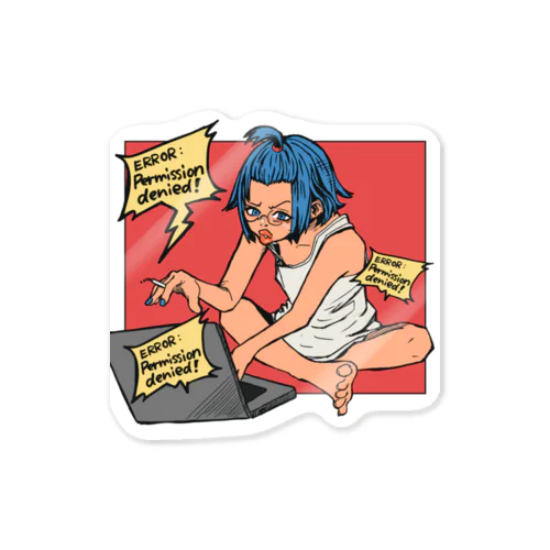 corder girl2 Sticker