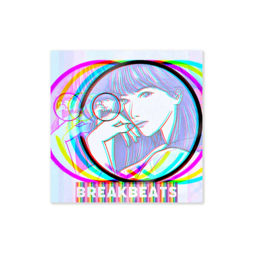 BREAKBEATS Sticker