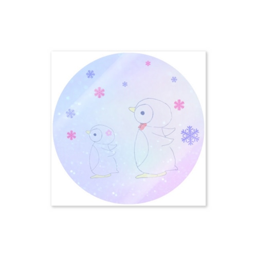 ぺんぎんとゆき Sticker