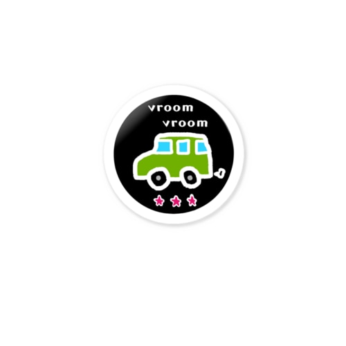 vroom vroom Sticker