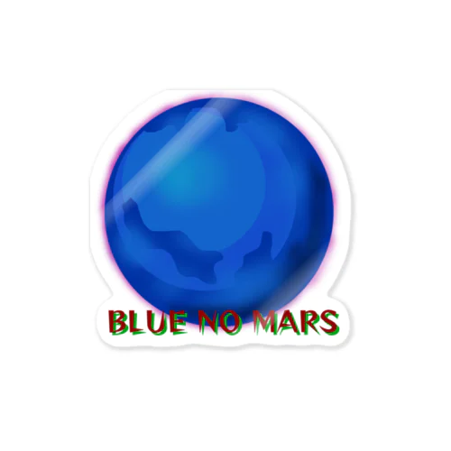 BLUE NO MARS ステッカー