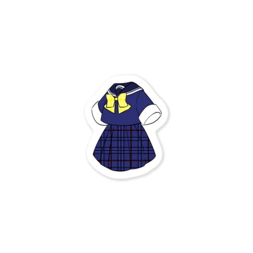 【200人記念セーラー服】ステッカー　なりコまん Sticker