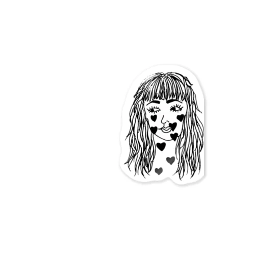 女の子 Sticker