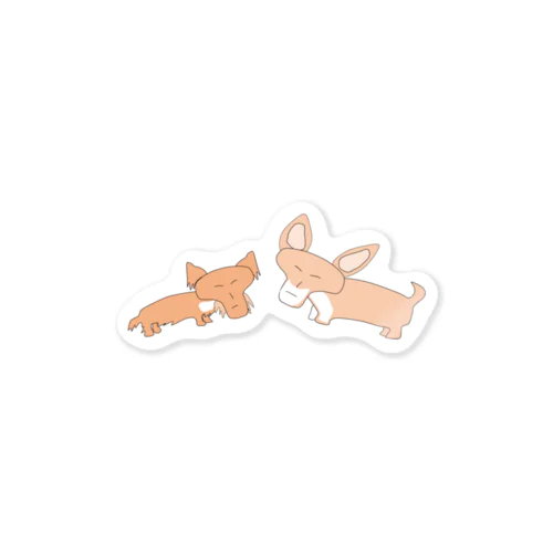 阿留間二郎の友達犬 Sticker