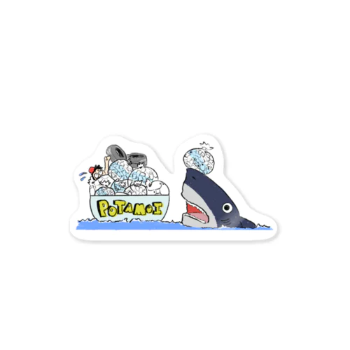 海洋生態系安全維持条約 Sticker