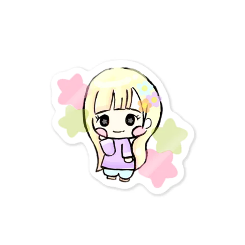 ぱつきんメアリーちゃん Sticker