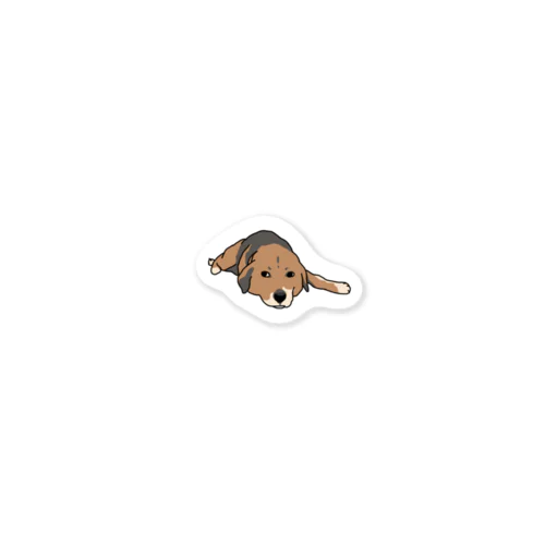 犬のアン(じろり) Sticker