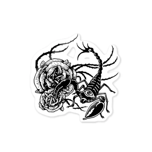 砂漠の薔薇蠍 Sticker