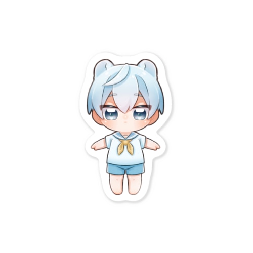 しろくまくんシール Sticker