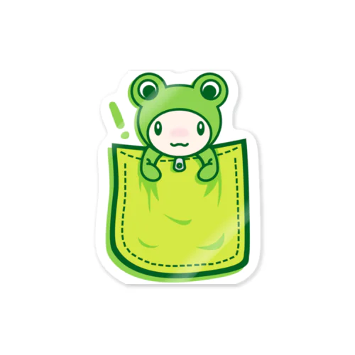 Frog_in_the_Pocket ステッカー