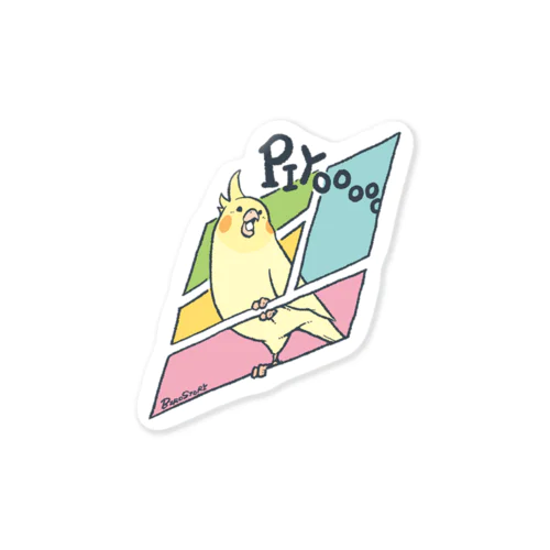 漫画とオカメインコさん Sticker