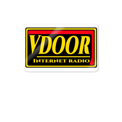 インターネットラジオ【VDOOR】 ステッカー